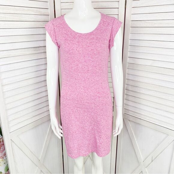 Athleta Charisma Open Back Cutout T Shirt Dress Pink XS - Picture 1 of 13